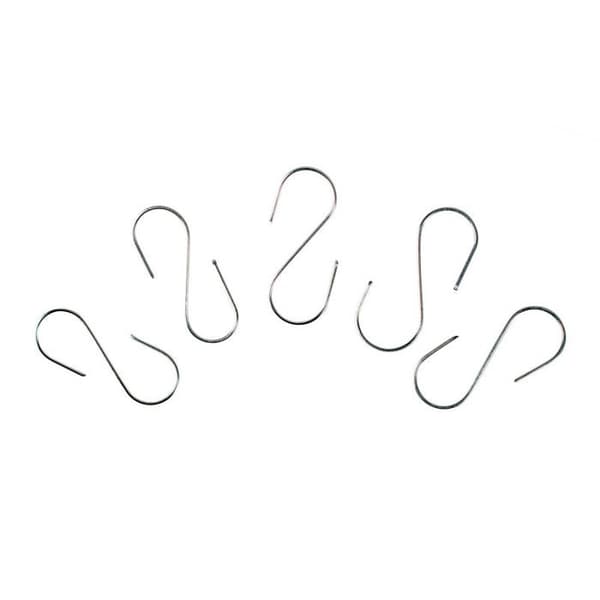 Upphängningskrokar - MegaCrea DIY - 3,5cm - Silvermetall - Paket med 100 stycken