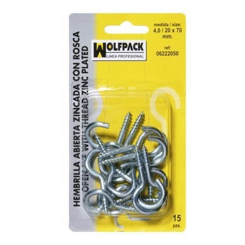 Blisterkrokar 2,7/17 x 40 mm (40 enheter
