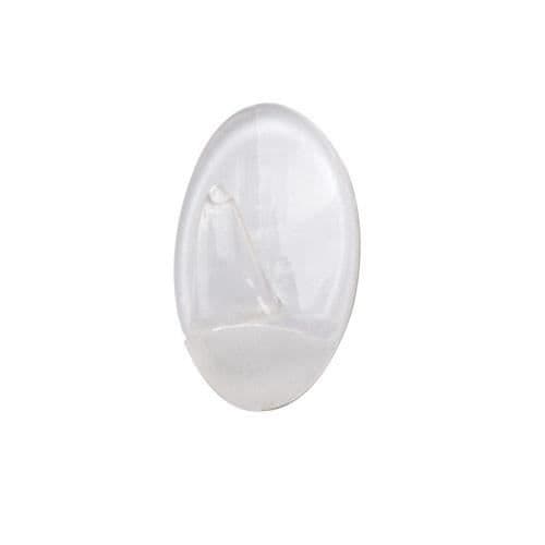 Storformat transparent Oryx självhäftande krok (blisterförpackning med 2 enheter