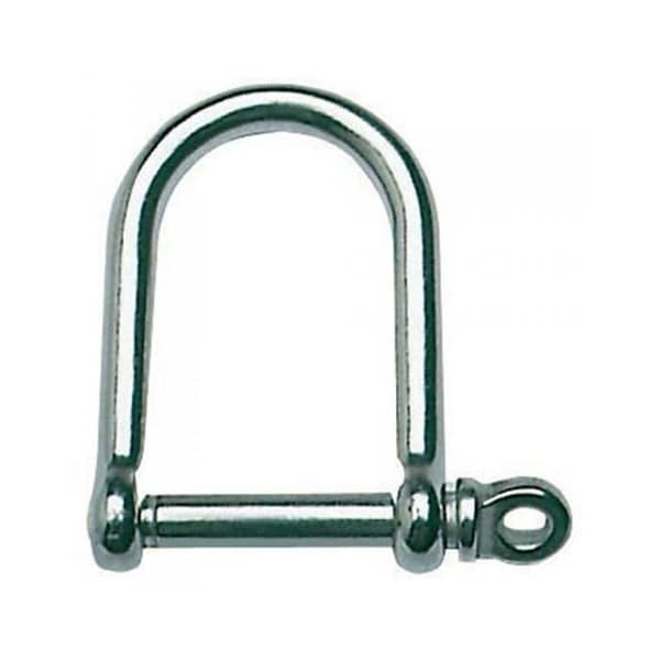 Manillestål stor - inox - ø5 mm - OSCULATI - Manille extra stor Inox