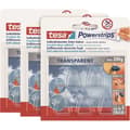 Miniatyrbild 1 av 3: tesa POWERSTRIPS® Powerstrips krok DECO SMALL transparent Innehåll: 15 st.