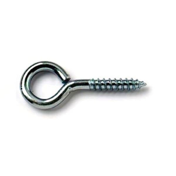 Krok - kam - hängande ring - ögonbult Bulk hårdvara - BH04833 - 25 mm Skruvöglor - Silver (set med 20), silver,