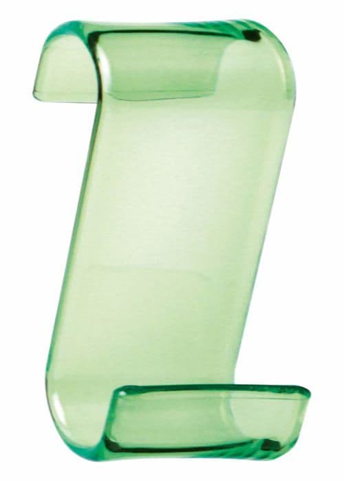 Krok - kam - hängande ring - Gedy eyebolt - 2025P800900 - TRANSPARENT ACID GREEN RADIATOR HOOK - G