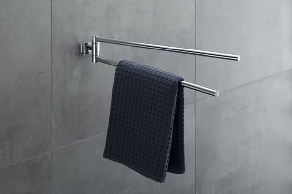 Krok - kam - hängande ring - Duravit ögonbult - 0099581000 - Krom handdukshängare 45 cm
