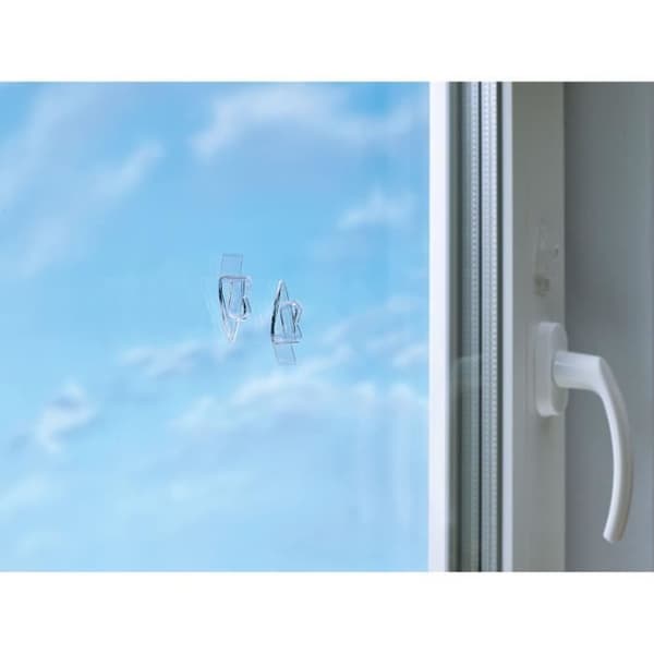 Klibbande - TESA - För glas och transparenta ytor - Belastning 0,2 Kg - Återanvändbar - Powerstrips