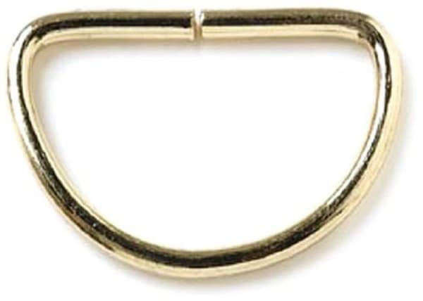 Crochet - kamm - hängring - krokar Bulk hardware - BH01612 - Gardinring mässing 19 mm Set om 20