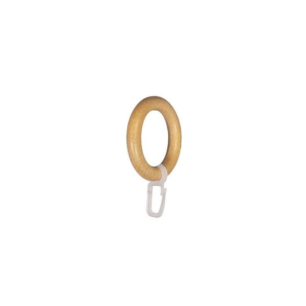 Domoletti-ring, med krokar, ek, 28 mm, 10 st.