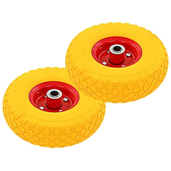 vidaXL sækkevognshjul 4 stk gummi 3.00-4 (245x82)