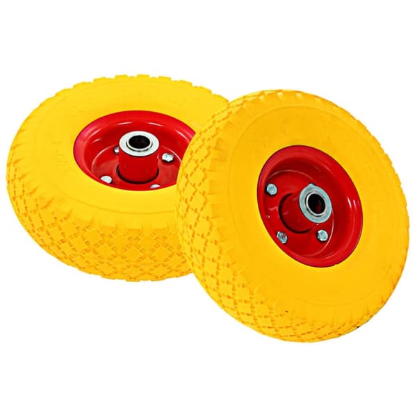 vidaXL sækkevognshjul 4 stk gummi 3.00-4 (245x82)
