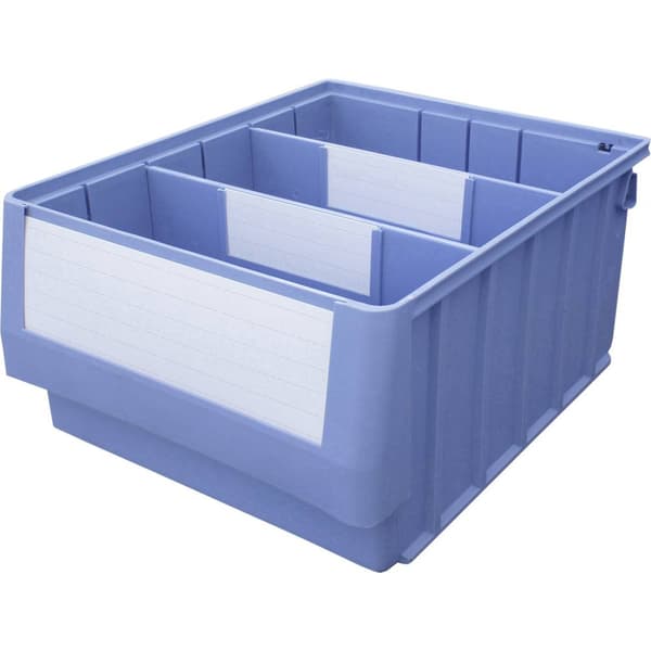 VISO TR 3214 Genomskinlig lagerlåda (B x H x D) 234 x 140 x 300 mm Blå 1 st