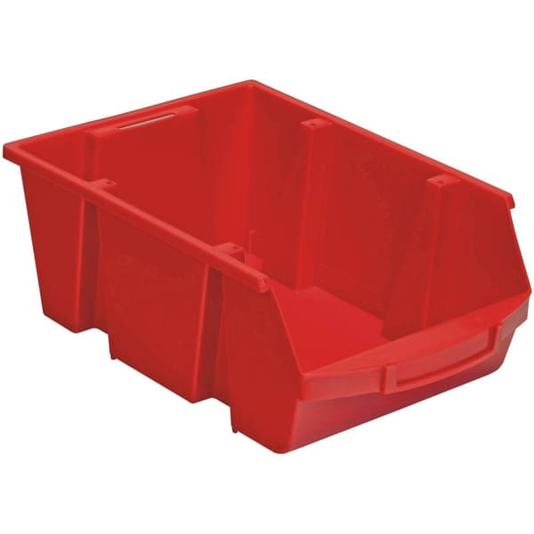 VISO SPACY5R Genomskinlig lagerlåda (B x H x D) 300 x 175 x 445 mm Röd 1 st