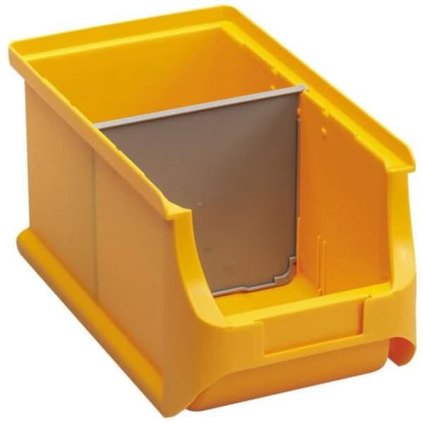 Allit 456210 Genomskinlig lagerlåda (B x H x D) 150 x 125 x 235 mm Gul 1 st
