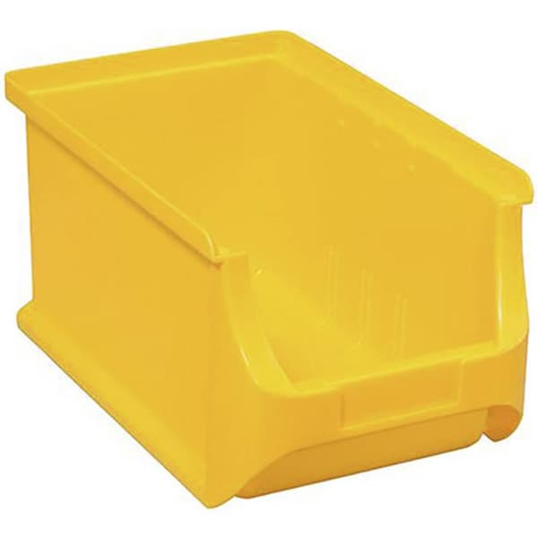 Allit 456210 Genomskinlig lagerlåda (B x H x D) 150 x 125 x 235 mm Gul 1 st