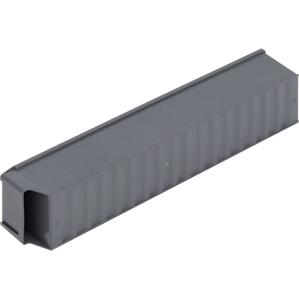 Alutec 66031 Genomskinlig lagerlåda (L x B x H) 500 x 91 x 81 mm Mörkgrå 1 st