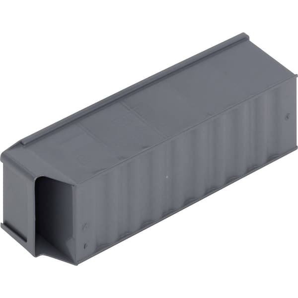 Alutec 66027 Genomskinlig lagerlåda (L x B x H) 300 x 91 x 81 mm Mörkgrå 1 st