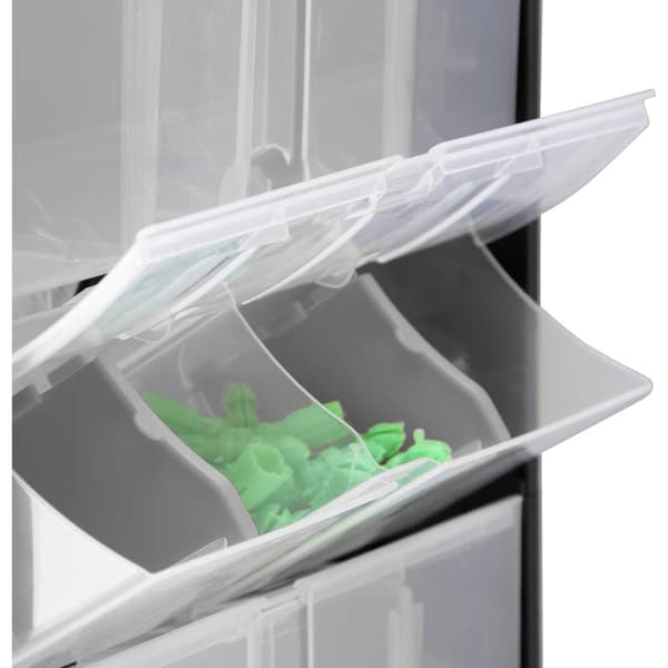 Allit 466260 Detaljmagasin VarioPlus DrawBox C 40 (B x H x D) 300 x 465 x 155 mm Svart, Grå 1 st