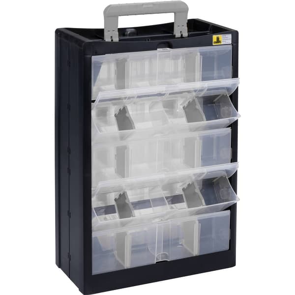 Allit 466260 Detaljmagasin VarioPlus DrawBox C 40 (B x H x D) 300 x 465 x 155 mm Svart, Grå 1 st