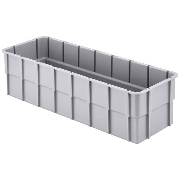 Alutec 75230 Isättlåda stapelbar (L x B x H) 362 x 131 x 101 mm Grå 1 st