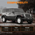 Miniatyrbild 5 av 5: Höjningssats för fjädring, 325 höjd, passar till Jeep Wrangler JK Unlimited 4-dörrar 2007-2018