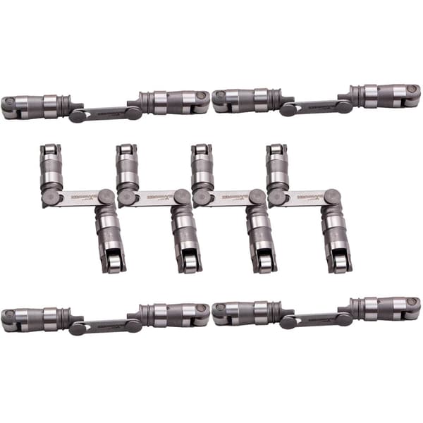 Hydrauliset rullakohottimet, Ford Small Block -moottoreille, 17,5 cm pituus, mukana linkkivarret