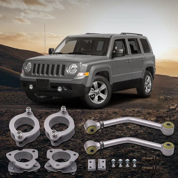 Jeep Patriot MK -nostosarja, 2-tuumaiset tasoitustyynyt, raskasmetallirakenne, parannettu jousitus