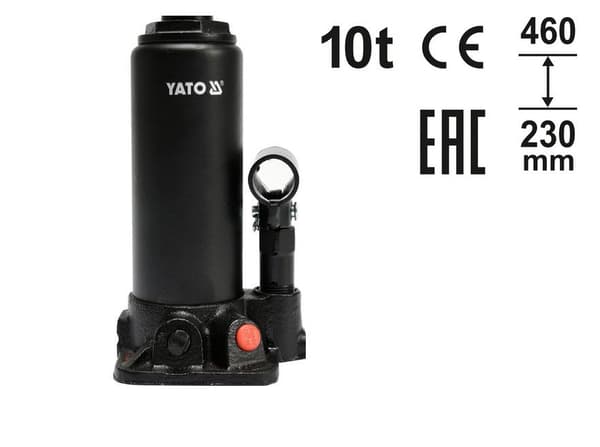 YATO HYDRAULIK POST LIFT 10T 230-460mm