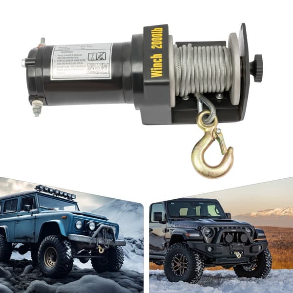 DC12V Elektrisk Hiss, 200 kg Vertikal Lyftkapacitet, 900 kg Horisontell Draglast, Vattentålig Design