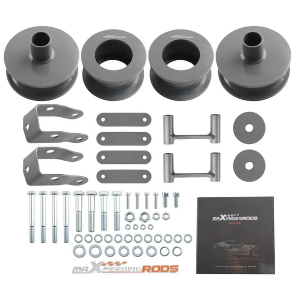 Jeep Wrangler JK Lyftkit, 2,5" Framlift, 0,5" Baklift, Hållbara Komponenter i Kolfiberstål