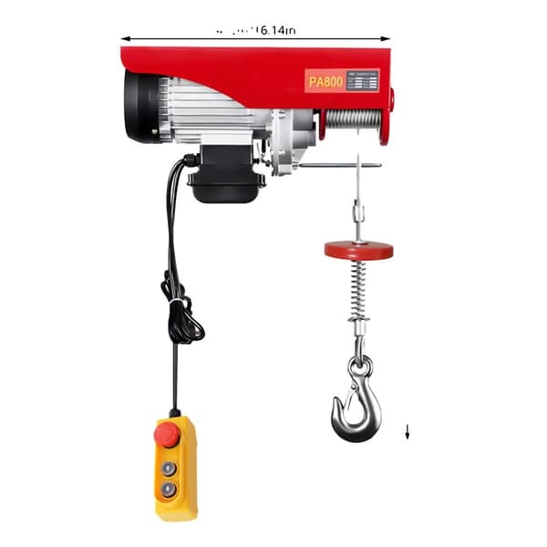 Elektrisk Hiss, 1000 kg Lyftkapacitet, Ren Kopparmotor,Lyft 800KG