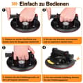 Miniatyrbild 7 av 7: Lollanda 2-pack 8-tums vakuumlyft med tryckmätare, glaslyftare, kakel- och glasflyttare, maximal belastning 230 kg