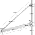Miniatyrbillede 4 af 7: Svingbar arm 1000 kg