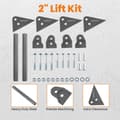 Miniatyrbillede 4 af 4: 2" Niveau Lift Kit, Holdbar Stål Konstruktion, Nem Installation, Passer til Polaris Sportsman og Scrambler Modeller
