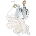 Miniatyrbillede 3 af 4: Hejsesnor, 4000 LB belastningsevne, galvaniseret stål, multi nylon reb,2Ton