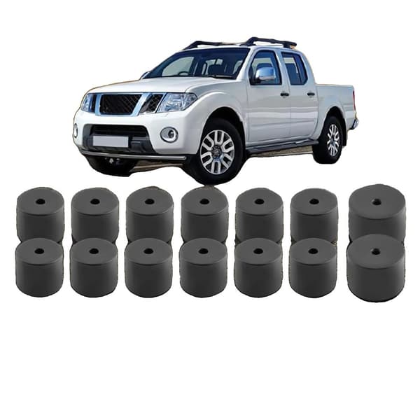Body Lift Block Kit til Nissan Navara D22, Højstyrkestål Konstruktion, Nem Installation, Passer til Dual Cab 4X4