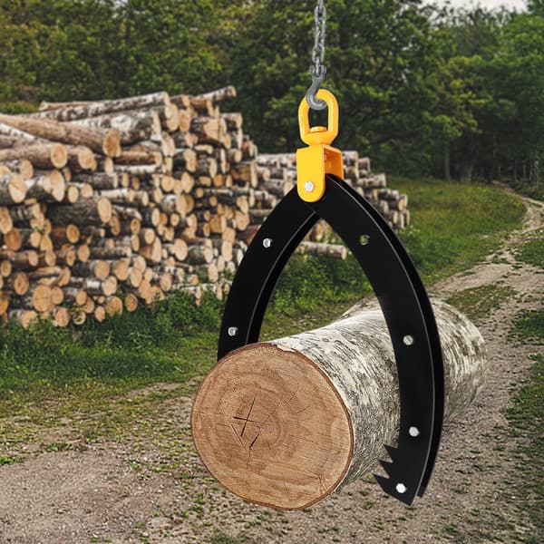 Log Lifting Tong, Høj Belastningskapacitet, Holdbart Kulstofstål, Justerbar Åbningsområde