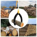 Miniatyrbillede 4 af 4: Log Lifting Tong, Høj Belastningskapacitet, Holdbart Kulstofstål, Justerbar Åbningsområde