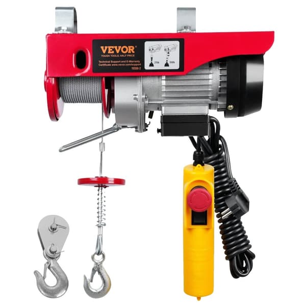Elektrisk vinsch, 250 kg lastkapacitet, 510W motor,Trådad 250kg