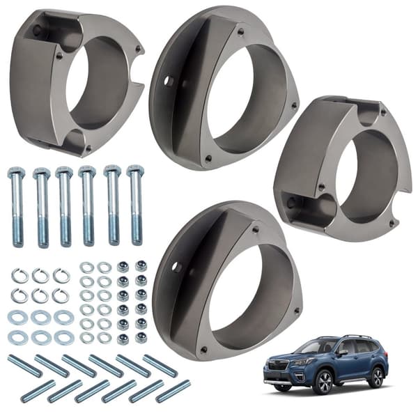 3" ophævet liftkit, nem bolt-on installation, holdbar aluminiumkonstruktion, forbedret frihøjde