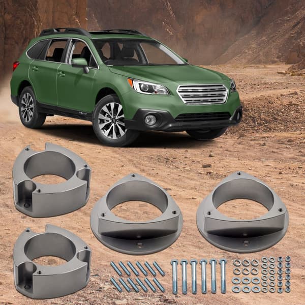 3" ophævet liftkit, nem bolt-on installation, holdbar aluminiumkonstruktion, forbedret frihøjde