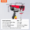 Miniatyrbillede 2 af 2: Elektrisk Kran, 250 kg Kapacitet, 510W Motor, Fjernbetjening,Kablet 250kg