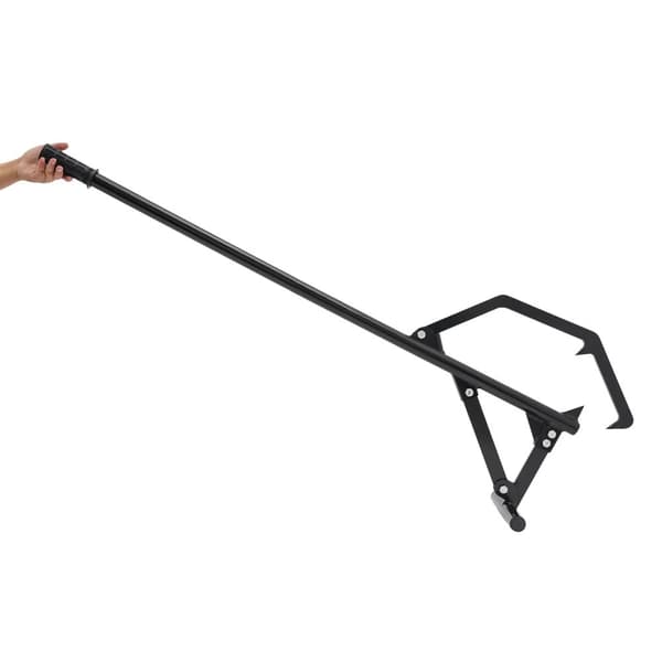 Wood Lifter, Justerbart Design, Høj Belastningskapacitet, Rustbestandigt Stål,sort