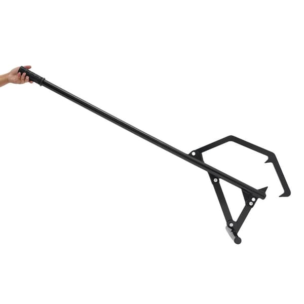 Wood Lifter, Justerbart Design, Høj Belastningskapacitet, Rustbestandigt Stål,sort