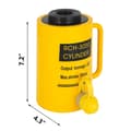 Miniatyrbillede 2 af 2: Hydraulisk Cylinder Jack, Hult Stempel Design, Tungt Løft, 30T 2 tommer