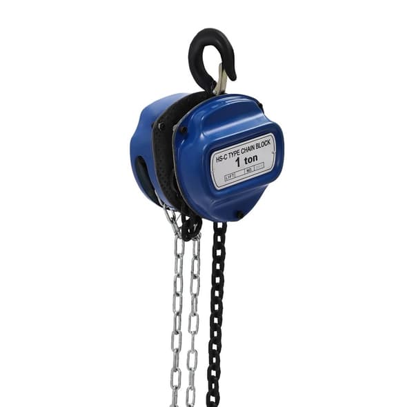 Käsikäyttöinen moottorinkohotin, 2204.6 lbs kapasiteetti, kolmoisvaihteisto