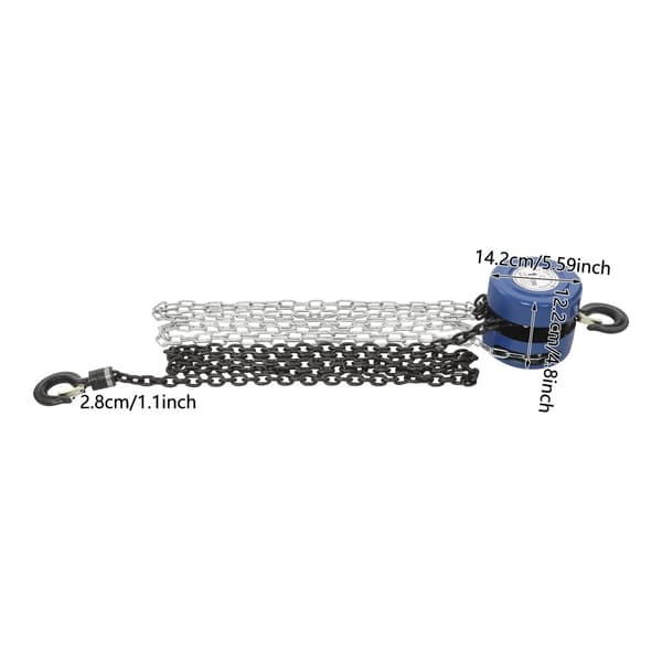 Handkedja, hög lastkapacitet, ergonomisk design,1T