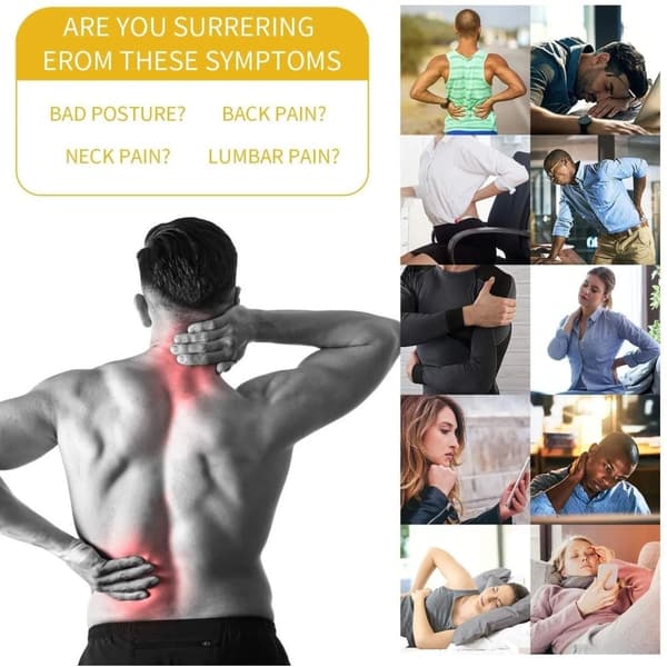Justerbar Corring Posture Anti-pukkel ryglæn - M