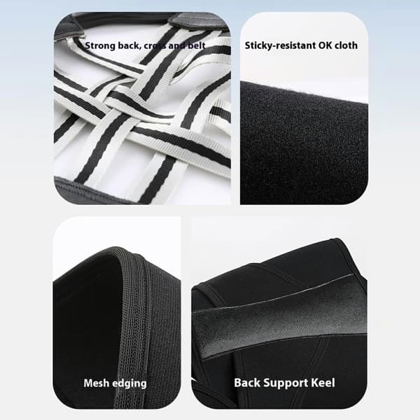 Correct Posture Back Posture Corrector Brace til mænd, kvinder - XL