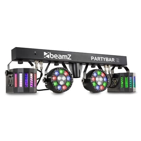 Beamz PartyBar2 2PAR 12x1W RGBW 2 derby R