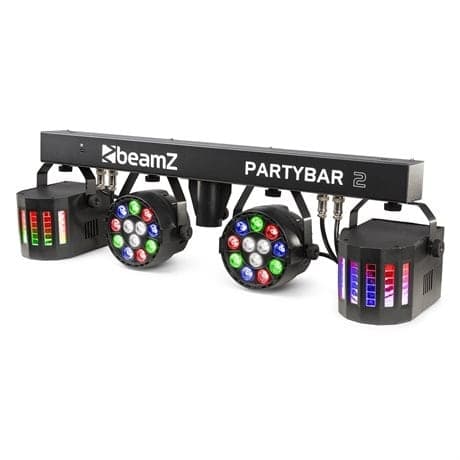 Beamz PartyBar2 2PAR 12x1W RGBW 2 derby R