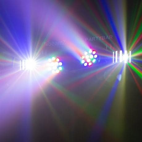 Beamz PartyBar2 2PAR 12x1W RGBW 2 derby R